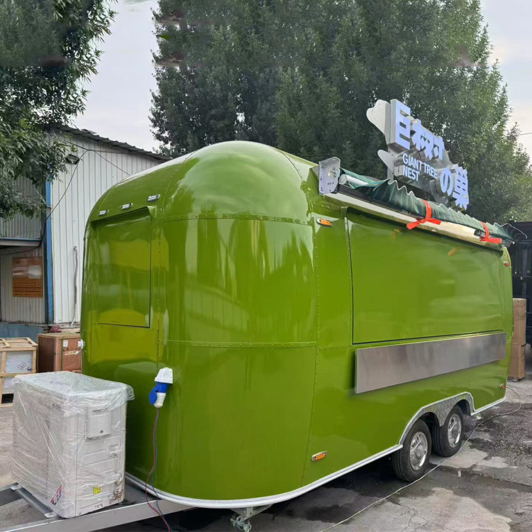 Hot Dog Vending Cart - Customized Outdoor Ice Cream Vending Truck