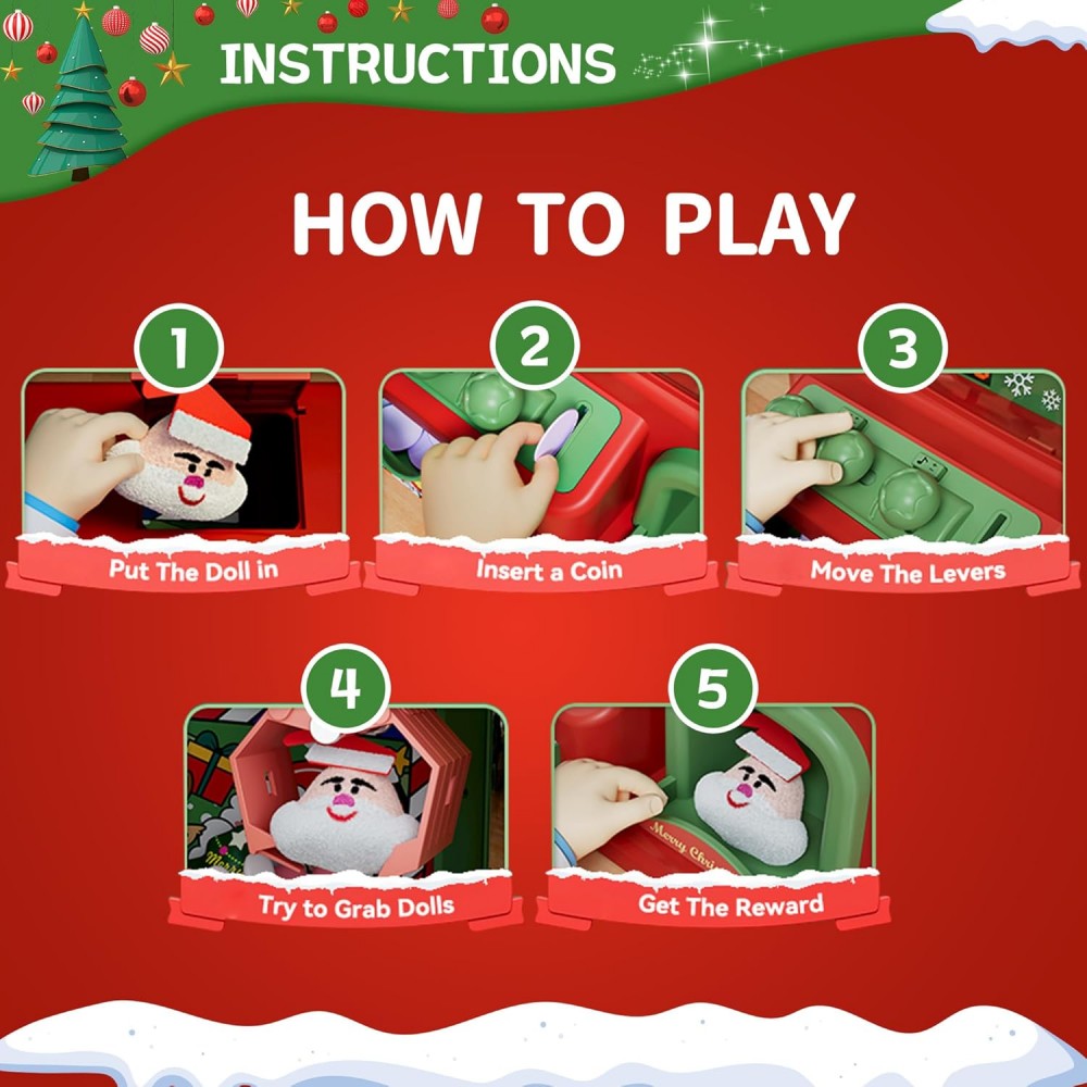 Christmas Claw Machine For Kid - Arcade Vending Machine ulasan dan harga