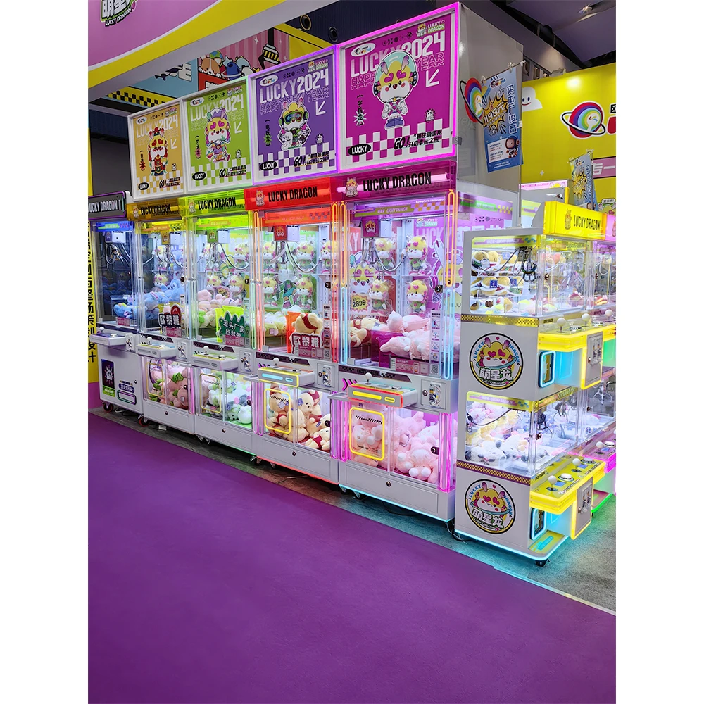 #New Colorful Claw Machine Luc - Arcade Prize Vending Machine ulasan dan harga