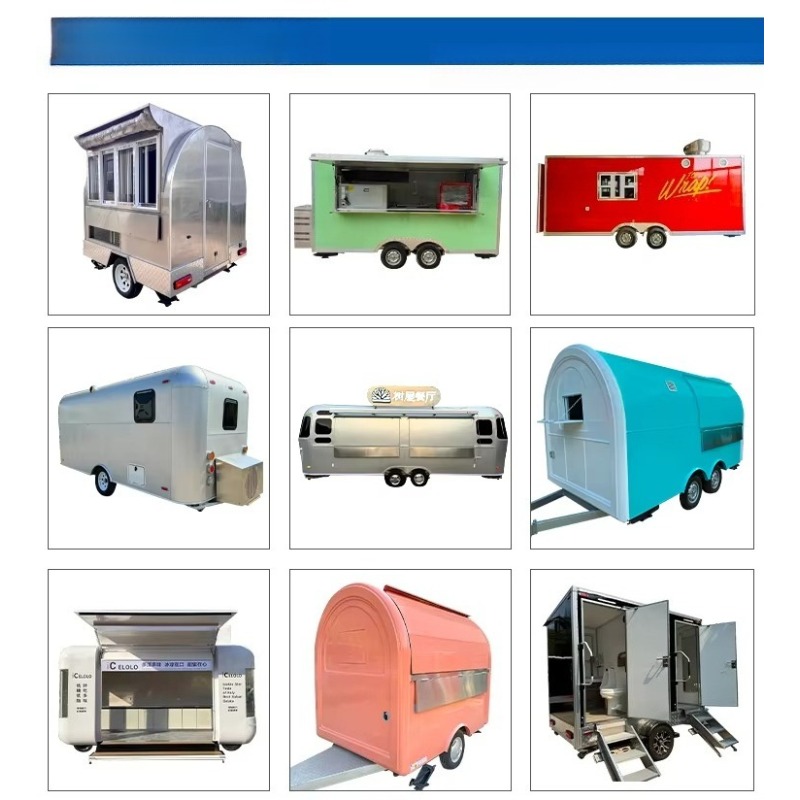 Customized Outdoor Ice Cream V - Hot Dog Vending Cart ulasan dan harga
