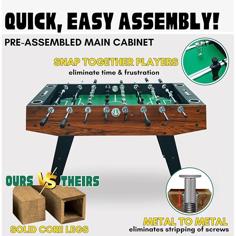 Commercial-Use 56-Inch Premium - Foosball Table Commercial ulasan dan harga